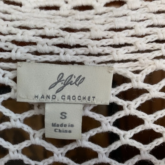 J jill hand crocheted sweater. Worn once or twice - Picture 2 of 4